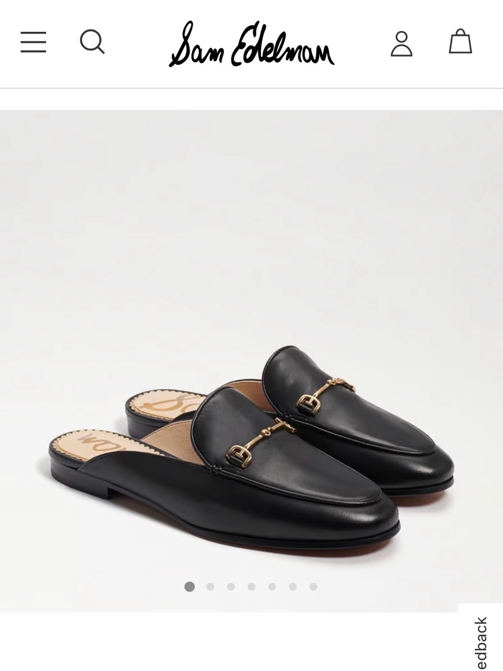 Sam Edelman Slip-On Leather Mule